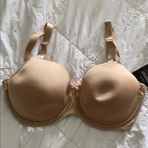 Chantelle nursing bra 36E/36DDD nude